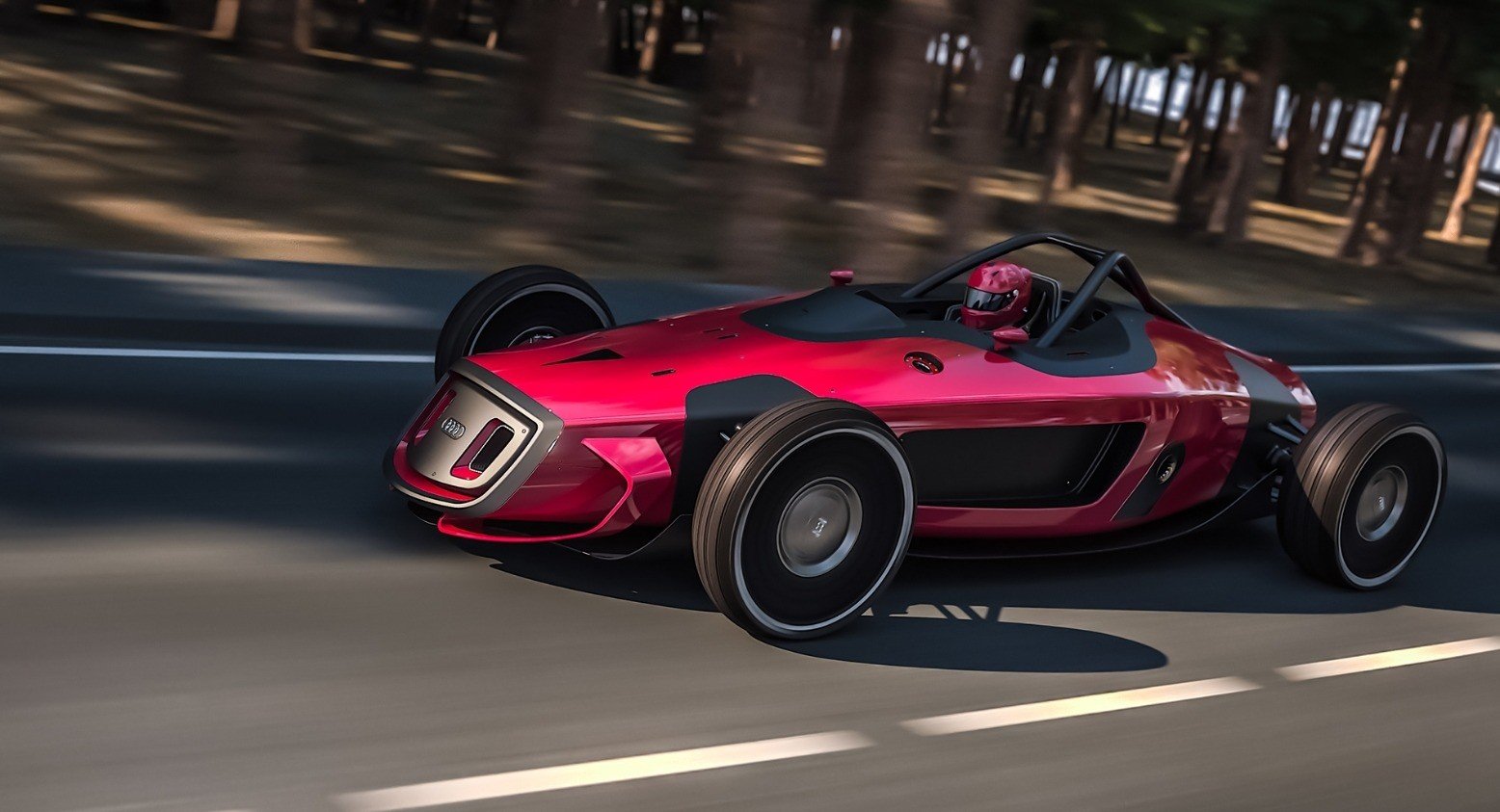 俄罗斯人对21世纪奥迪Type C赛车的理解。