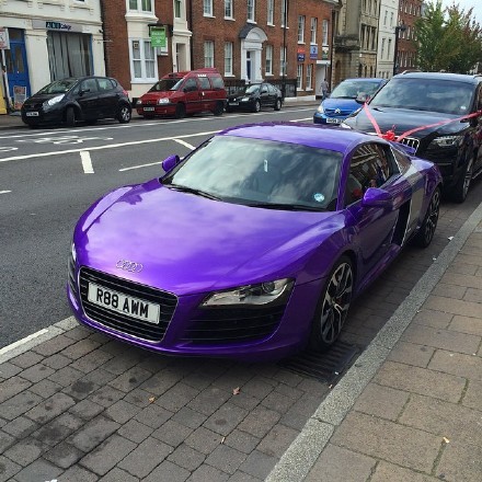 法拉利LaFerrari为首的紫色战队！