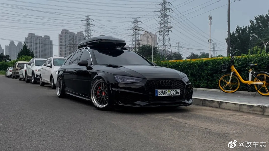顾家奶爸打造的黑武士旅行车奥迪a4allroad驾到