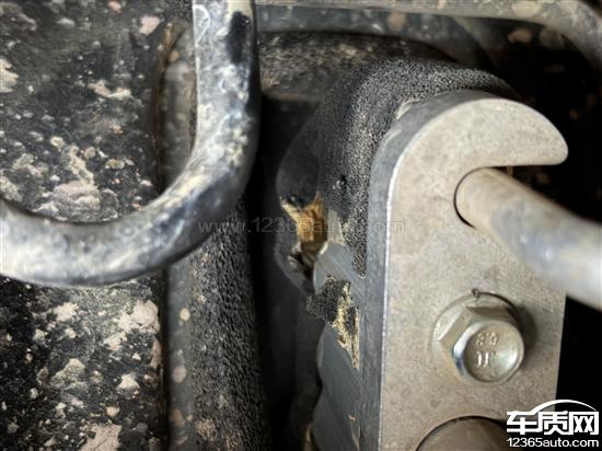 长安马自达CX-30空调膨胀阀<em>垫片</em>严重锈蚀