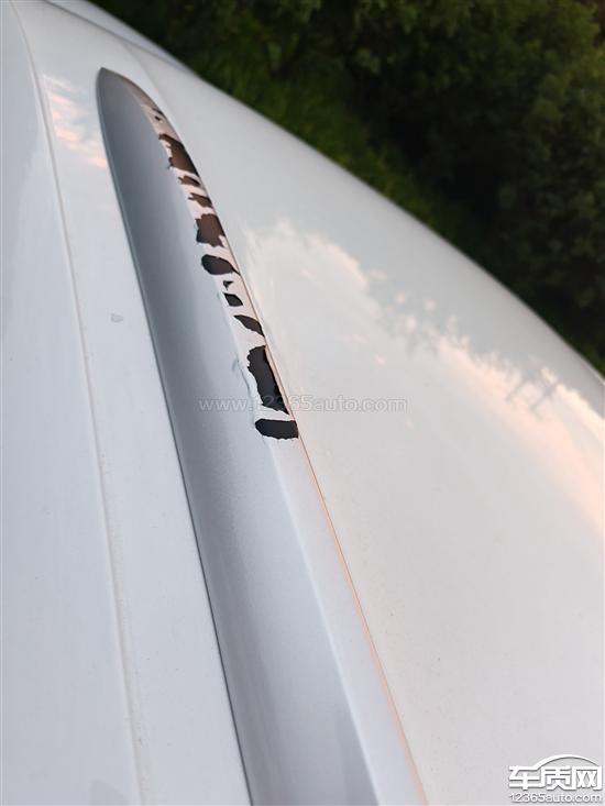 一汽大众捷达VS5车顶<em>行李</em><em>架</em>爆漆严重