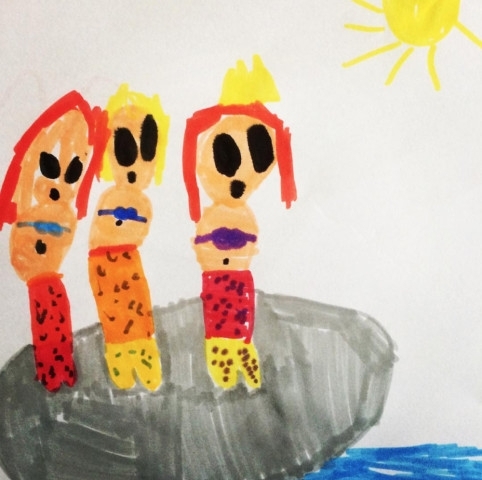 国外"熊孩子"超可爱涂鸦