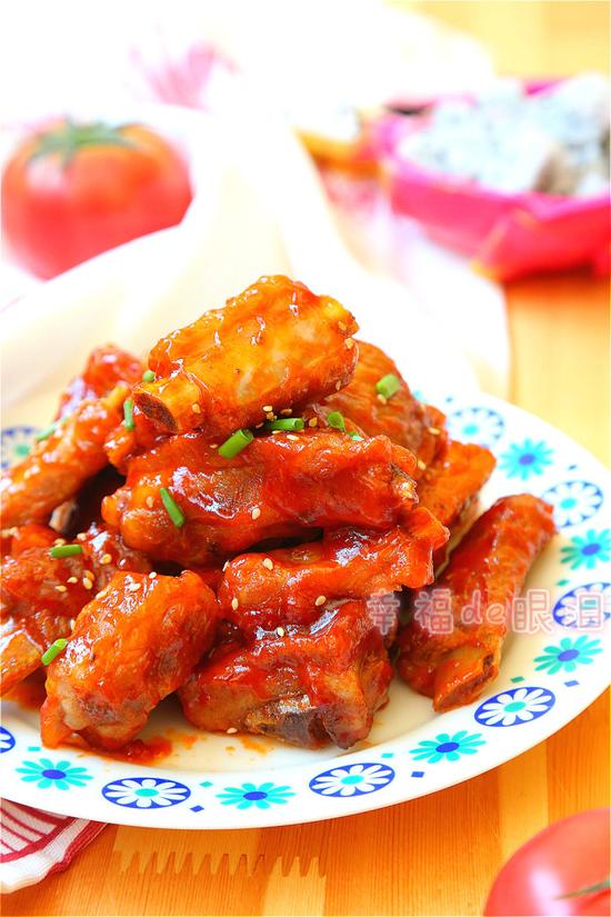 做法简单口感超不简单番茄小排骨图