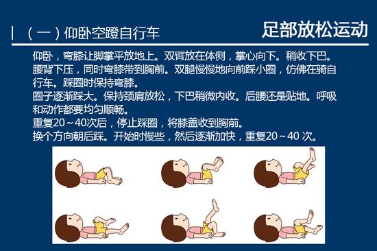 足部放松运动-空蹬自行车足部放松运动-足环转踝关节力量训练踝关节