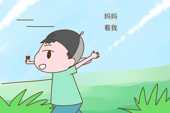有些小孩子看起来很内向,可是只要到妈妈身边,马上变身小话唠,迫不及