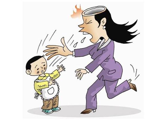 男孩被妈妈扇耳光躲网吧一周