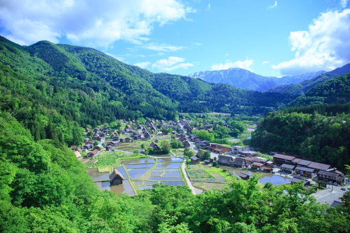 日本农村景色图片