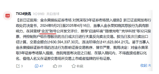 雪球某大V搞老鼠仓让粉丝接盘股票，被重罚