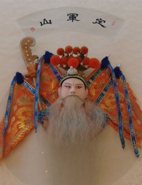 杨玉栋京剧脸谱泥塑盔头作品