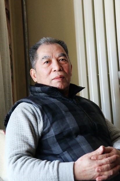 梁晓声近影(李钊平摄)