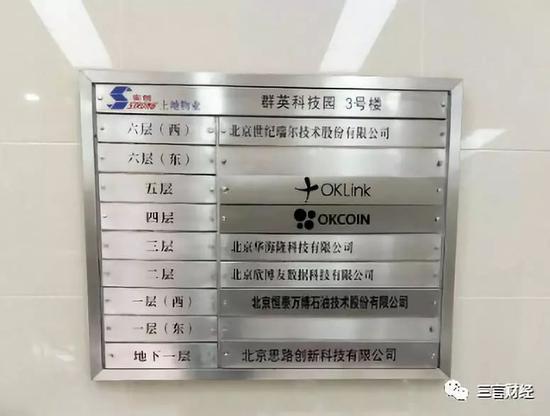 ¥ʾOKcoin λĲ㣬OKlink λڴ¥㡣