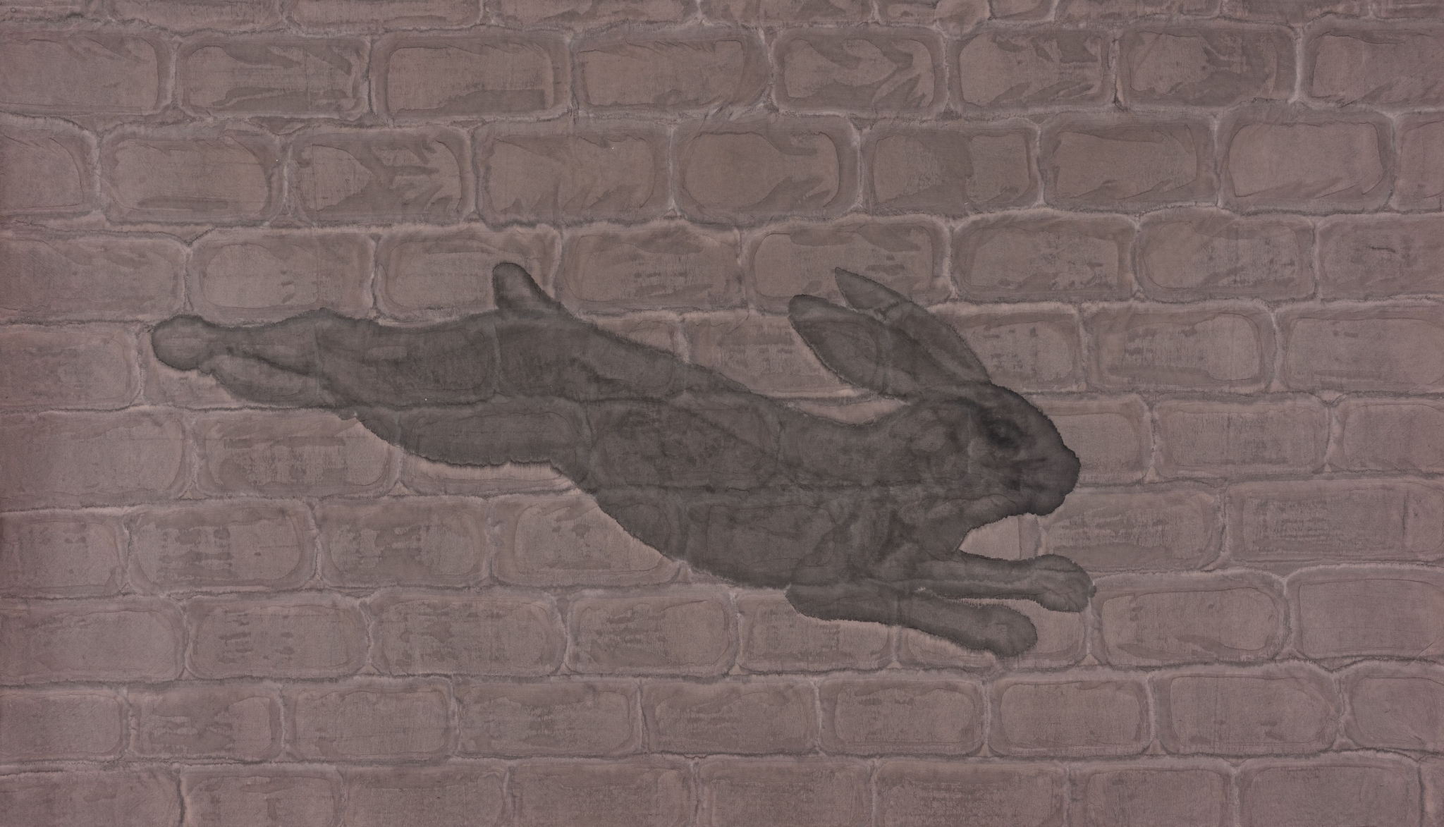 生肖 之兔 （二）| 122cm x 70cm|纸本水墨|2019