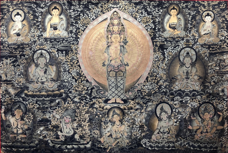 圣途青海热贡唐卡艺术展1238