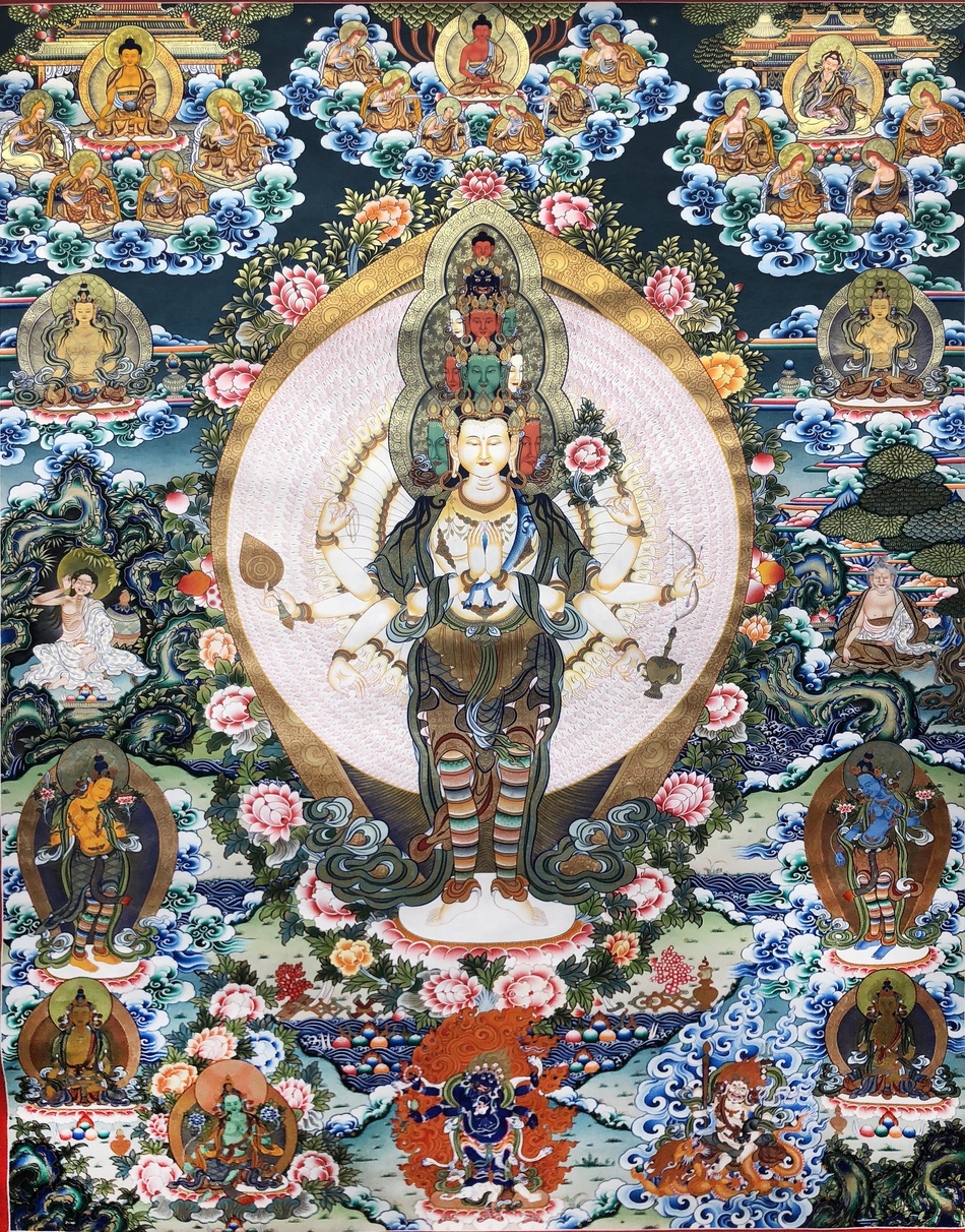 圣途青海热贡唐卡艺术展2638