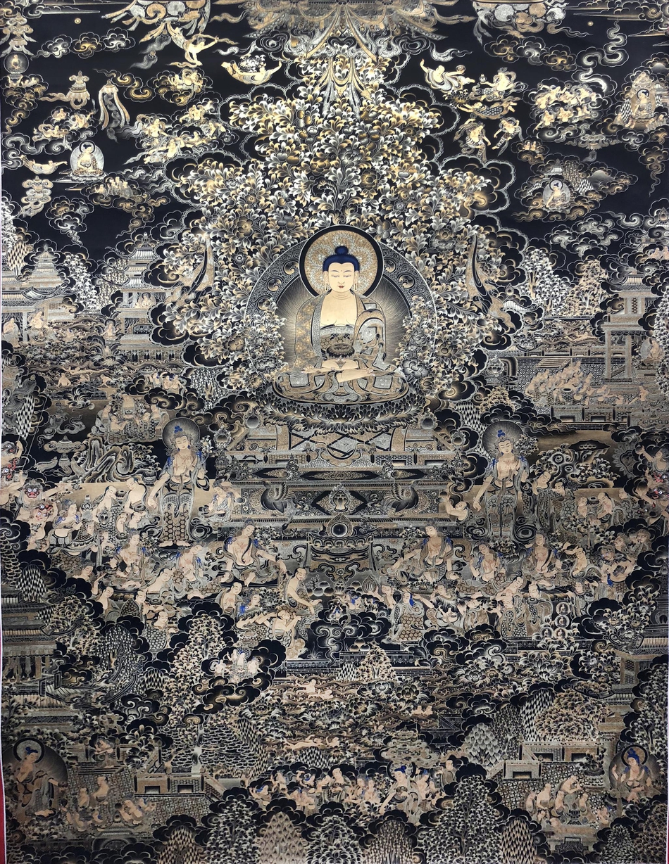 圣途青海热贡唐卡艺术展1938