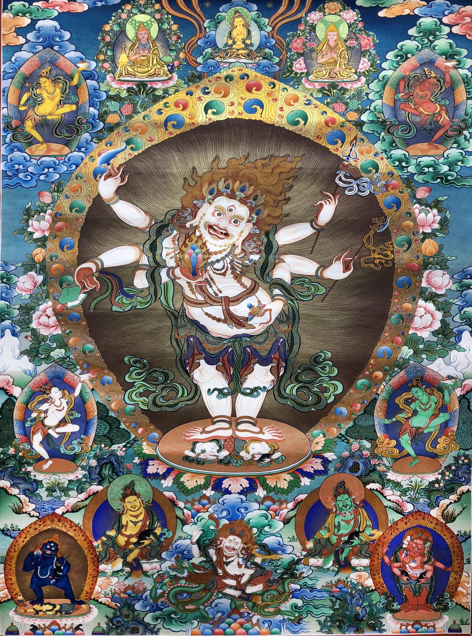 圣途青海热贡唐卡艺术展3338