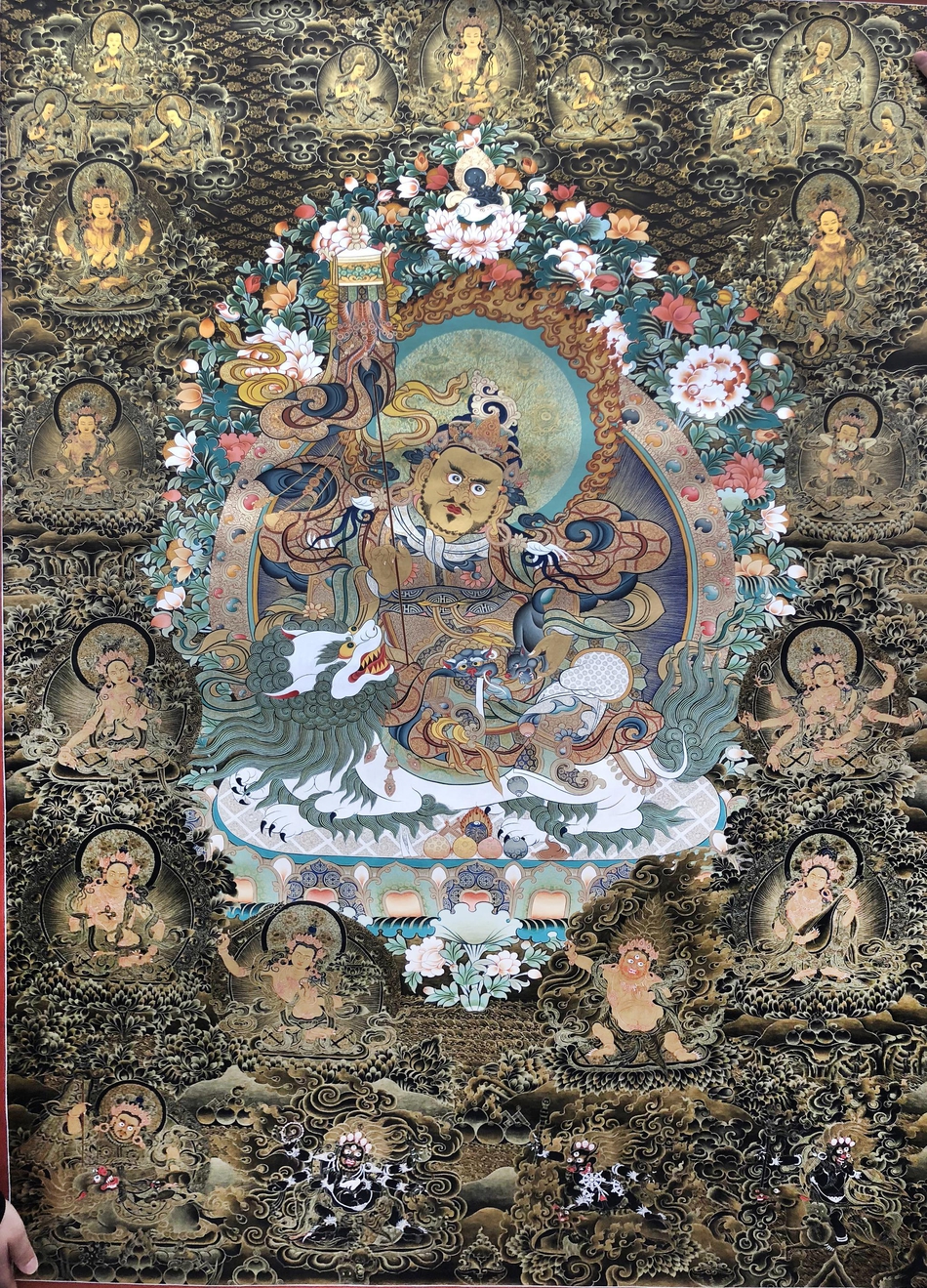 圣途青海热贡唐卡艺术展3138