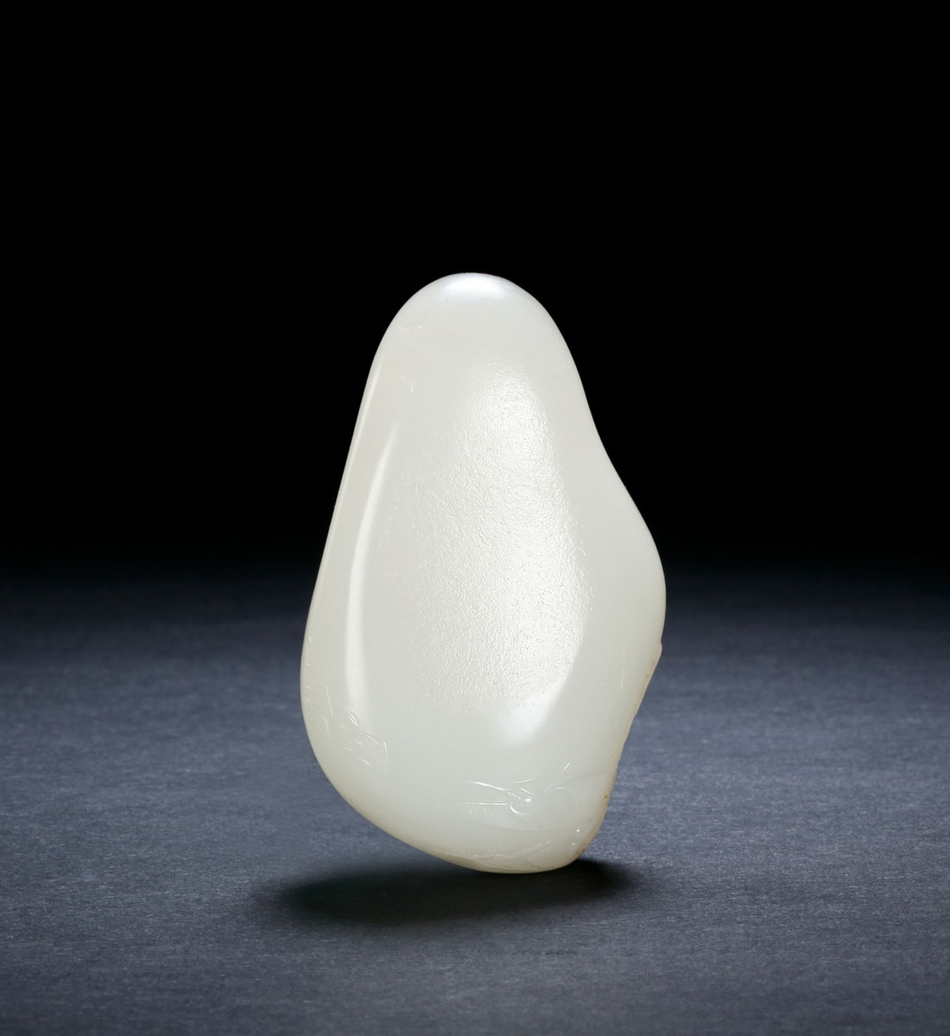 瞿利军 羊脂玉渔乐图把件(5/16)