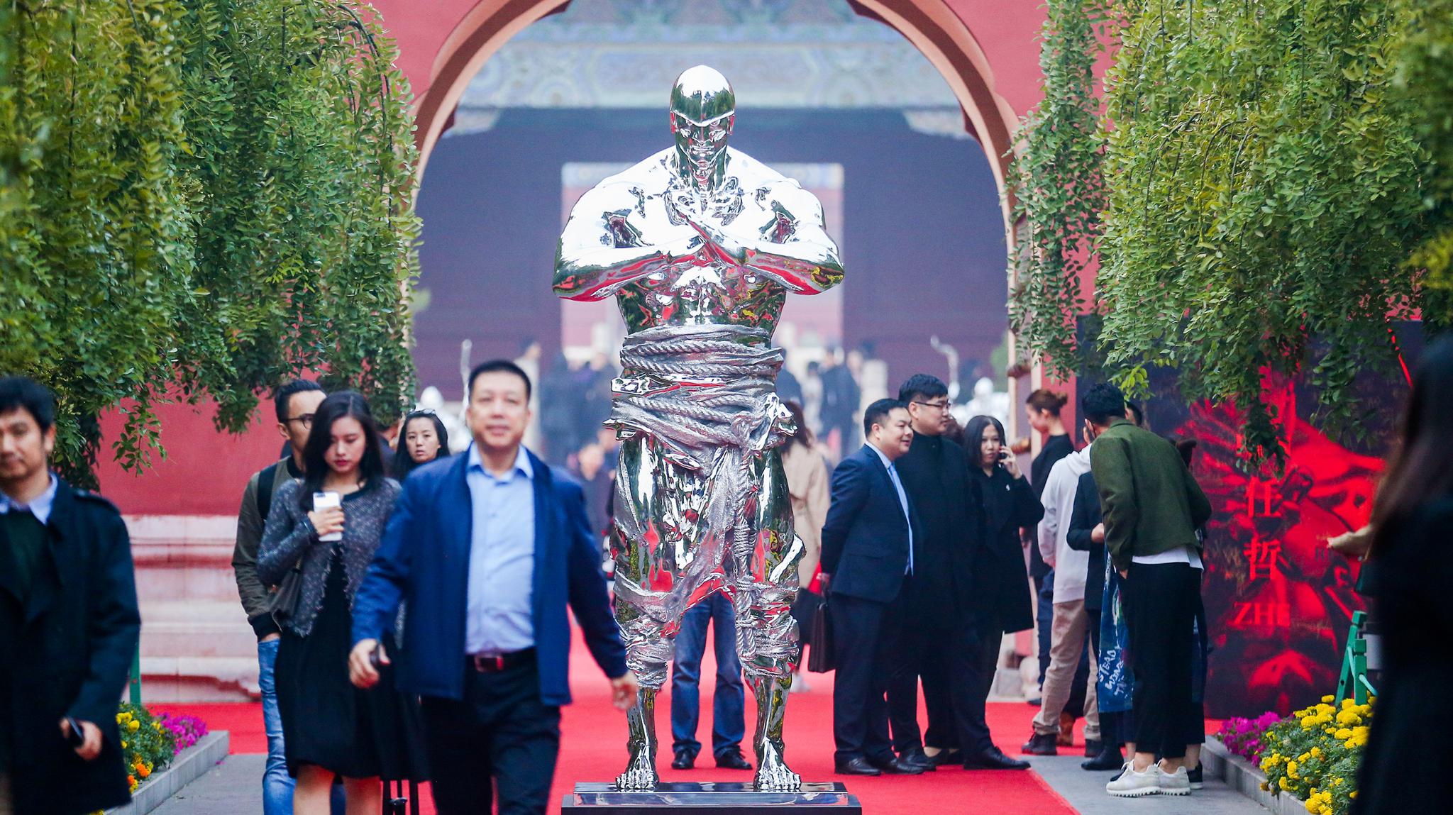 任哲太庙个人雕塑展览全纪录_新浪网