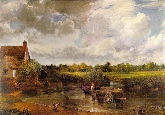 《数字移走树木后的干草车》伊恩-伍德豪斯