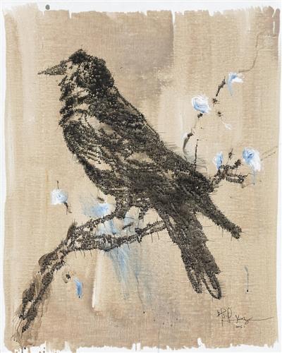 叶永青画鸟多年非关鸟事