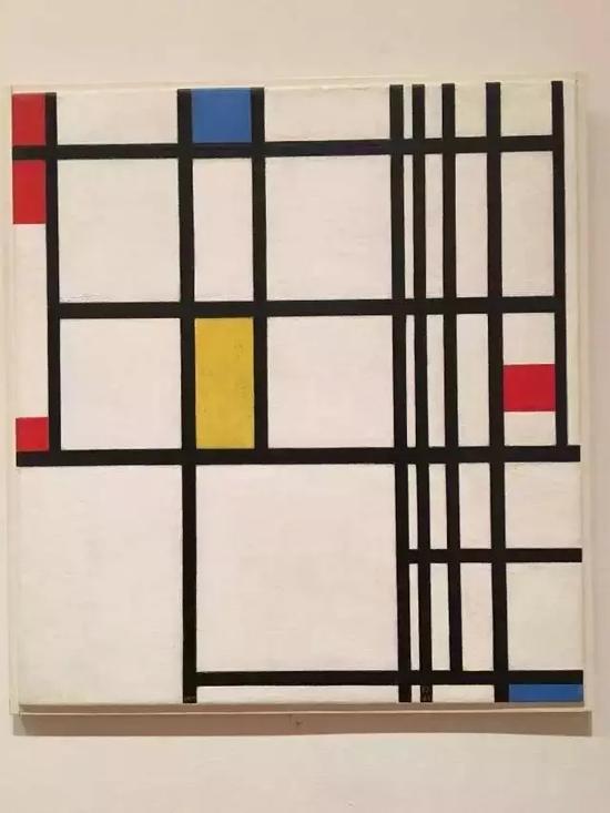 蒙德里安作品  2016年王晶实拍于moma,纽约