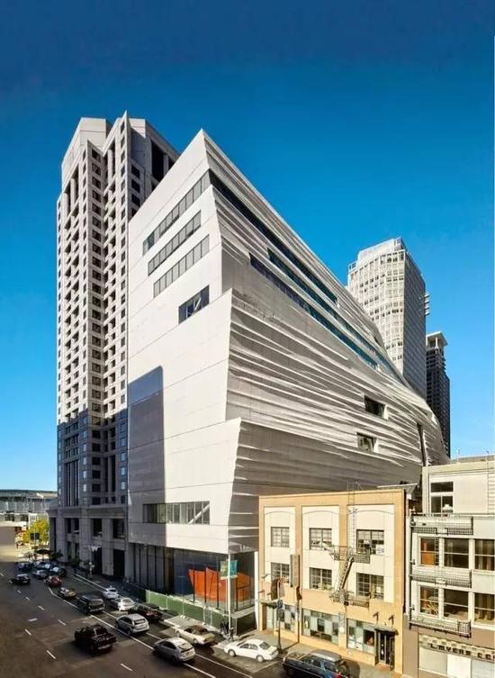 旧金山现代艺术博物馆新馆立面,图片来源:architectural digest
