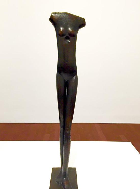 贾科梅蒂,行走的女人1,1932(1936版)