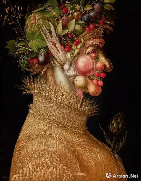 意大利文艺复兴时期的肖像画家朱塞佩·阿尔钦博托,他的作品特点是将