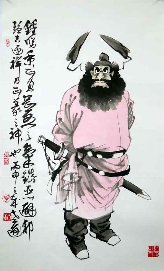 陈冬至画古人就是画自己