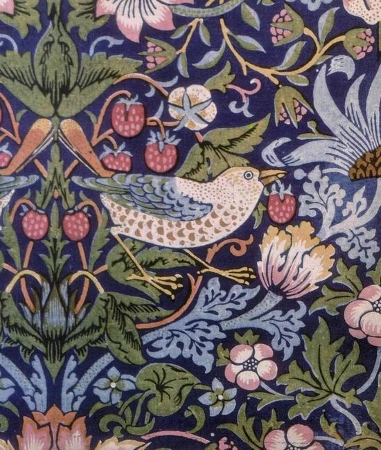 威廉·莫里斯,《偷草莓的贼》(william morris, the strawberry thief