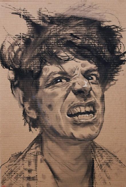 一位思考型艺术家:杜建奇的素描作品欣赏