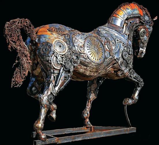 金属雕塑家cem02zkan