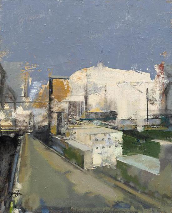 姜建忠,《柏柏尔人的路》,65x53cm ,2018