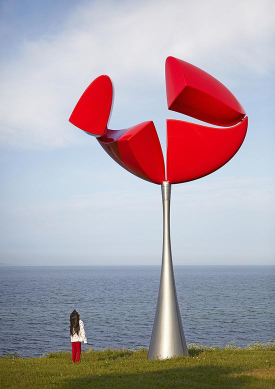 一切因风而起philprice的巨大风能雕塑