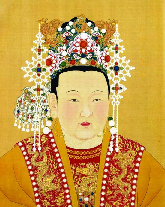 图3 明仁孝文皇后像