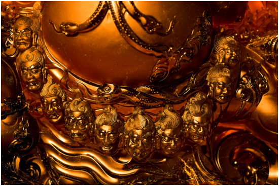 奇晶化妙相大威德金刚水晶佛造像问世