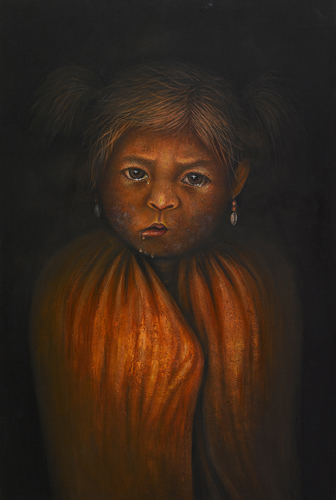 制造彝人:曲比哈布油画展