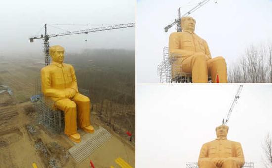 巨型毛泽东塑像