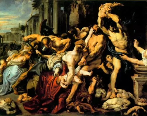 鲁本斯绘画中的暴力和性