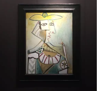 毕加索《buste au chapeau》1971 van de weghe画廊展位聚焦abhk:"