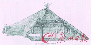 西安半坡一号半地穴式房址 