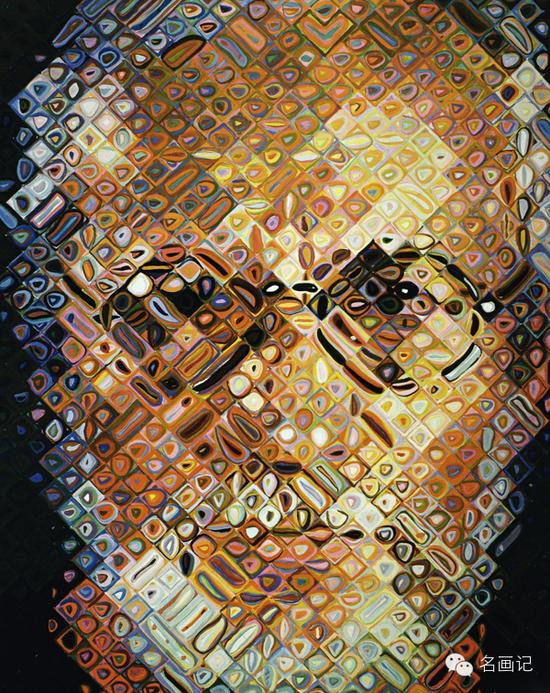 不满于照片写实 创造出具象与抽象两种效果并存的马赛克风格克劳斯