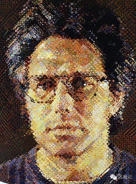 不满于照片写实 创造出具象与抽象两种效果并存的马赛克风格克劳斯