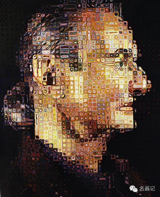 不满于照片写实 创造出具象与抽象两种效果并存的马赛克风格克劳斯