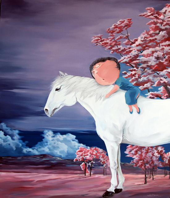 吴琼作品"在这里,与梦龙邂逅"