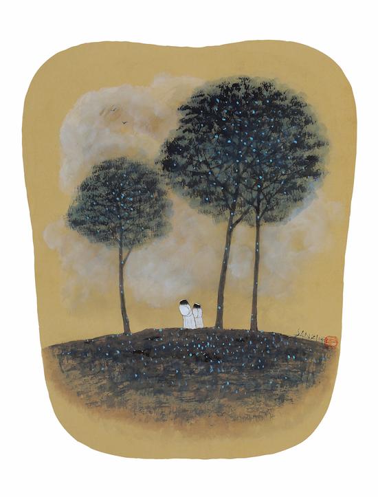 散子作品 2016年写在展览前文/散子第一次知道商务