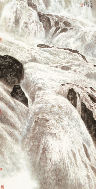 大手笔传达大气魄:书画名家康庄的山水艺术