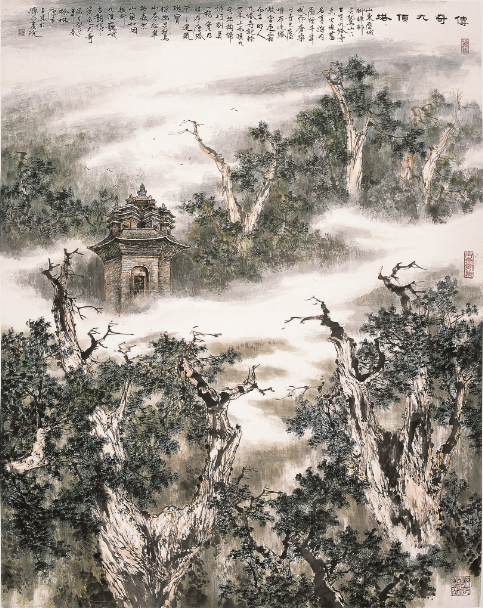 大手笔传达大气魄:书画名家康庄的山水艺术