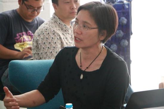 朱乃正艺术研究中心主任,青海美术馆副馆长曹星原在研讨会发言